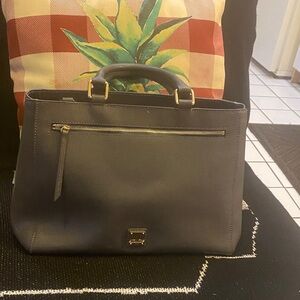Dooney & Bourke Gray Leather Briefcase